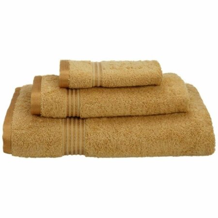 SUPERIOR Egyptian Cotton 3-Piece Towel Set Gold NS 3 PC SET GL